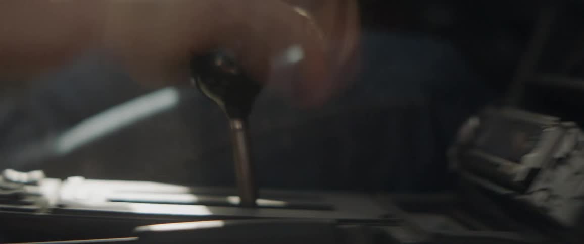 A man is operating a vehicle
