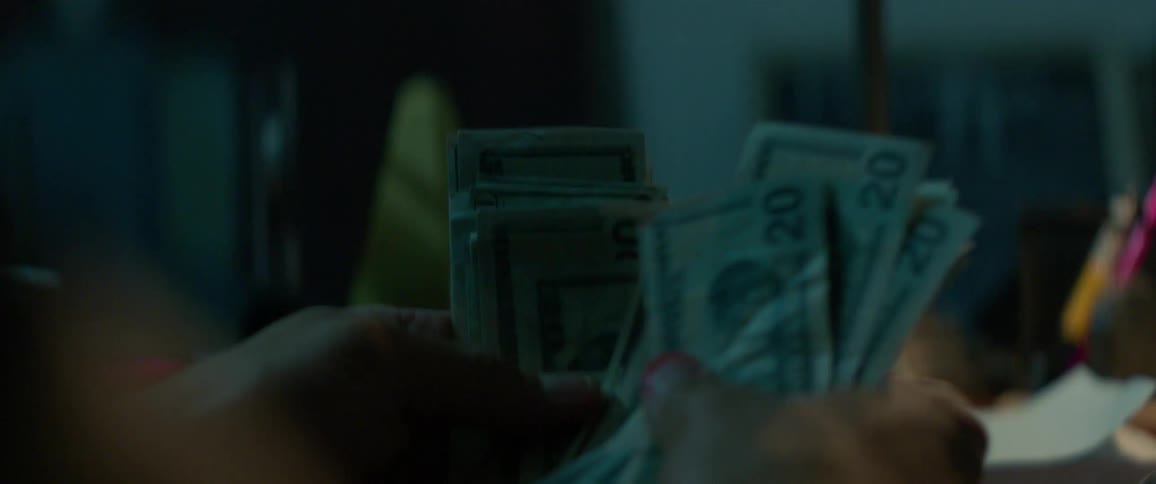Someone is counting money