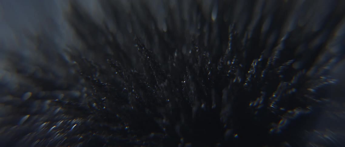 Movement of magnetic metal shavings