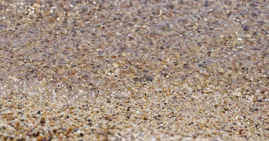 Waves rolling in to the shore