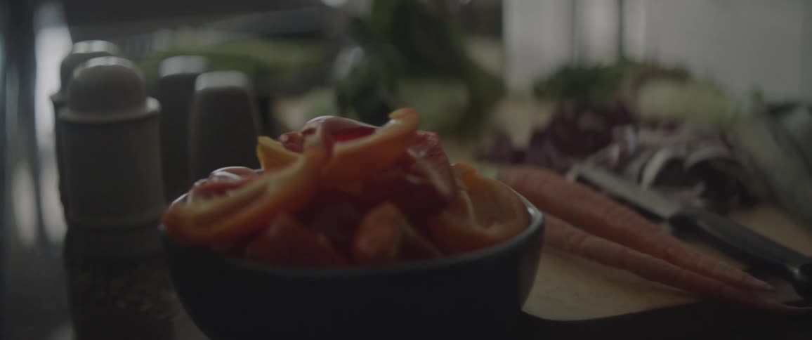 There are all different vegetables on the table