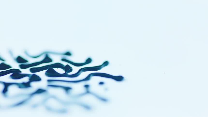 The ink shapes slide around