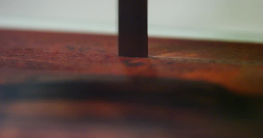 A small saw cutting through wood