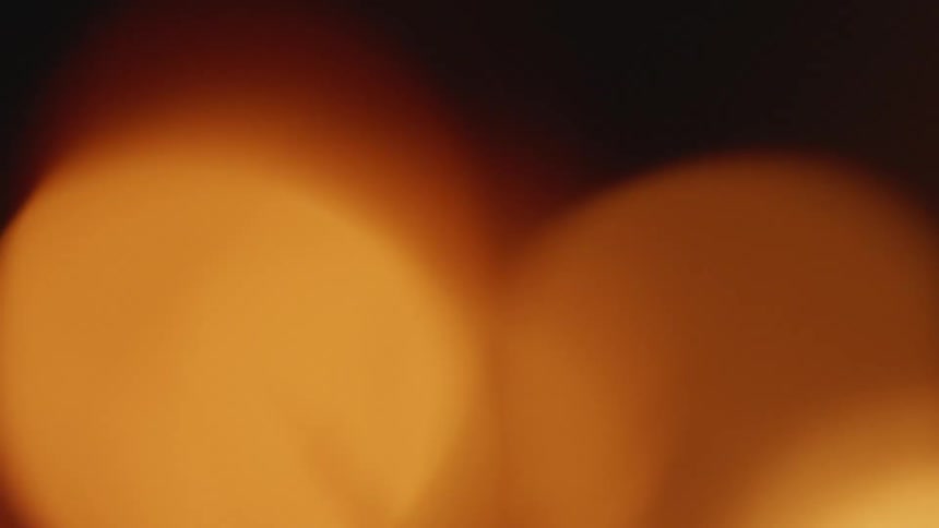 Orange light flares in the dark