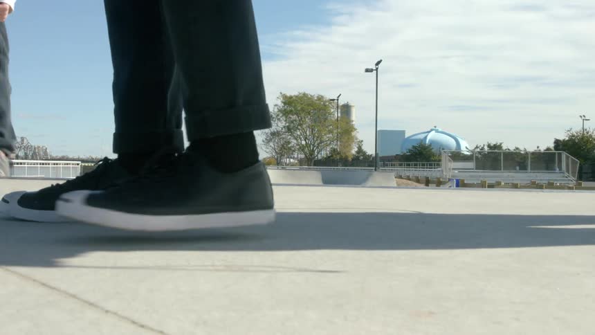 Athlete Skateboarding And Surfing