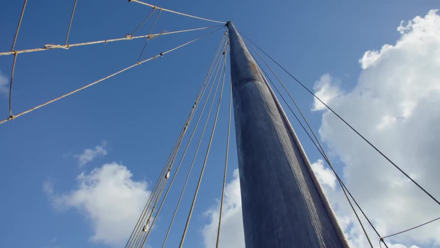 A large pole outdoors