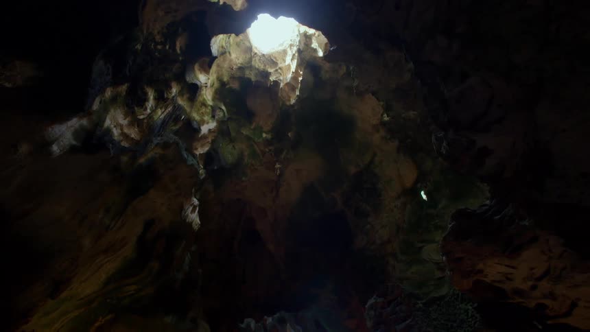 Rock inside a cave