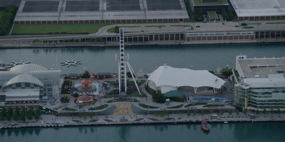 A ferris wheel during the day