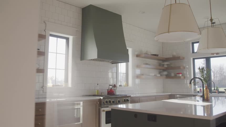 A home kitchen on a sunny day