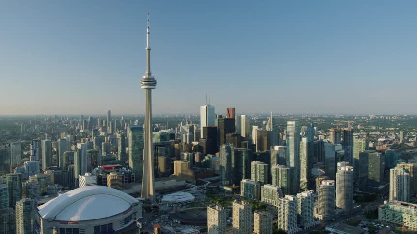 Skyscrapers in a downtown area
