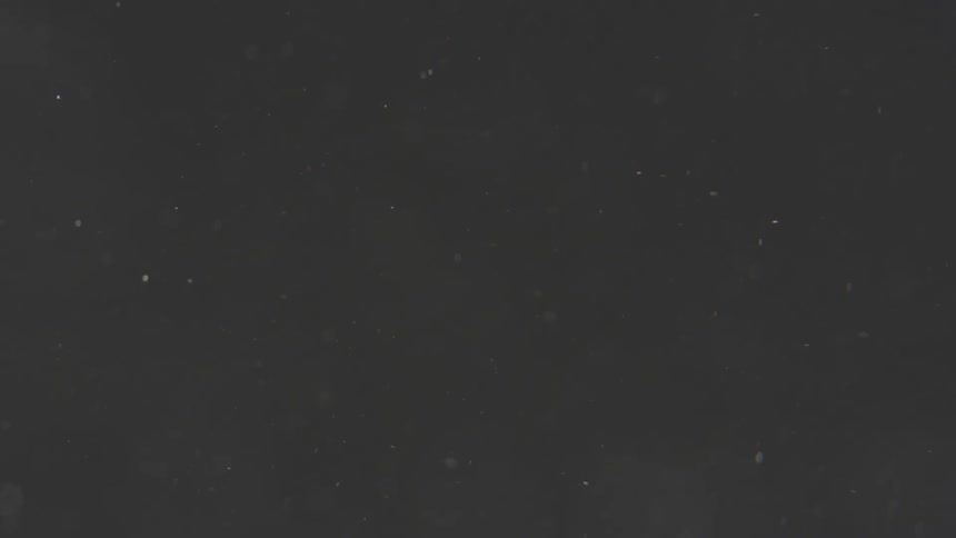 Particles floating in the dark