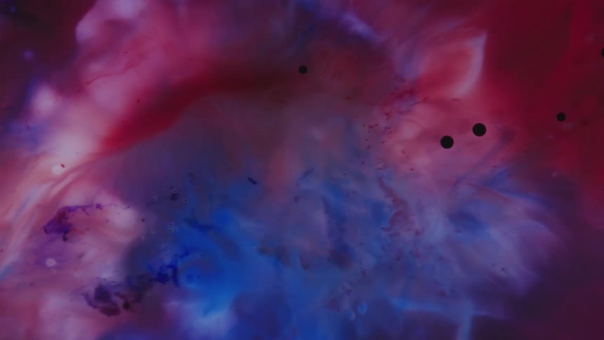 Blue pink and black colors that look like oil and water