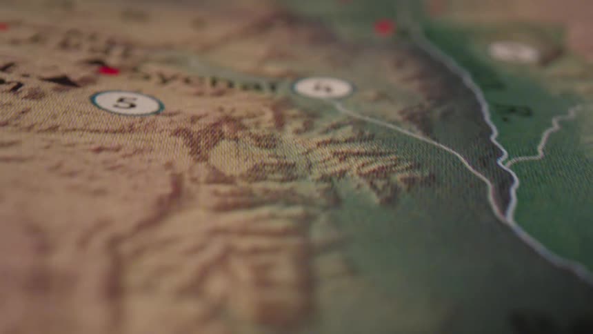 Map and verses in bible