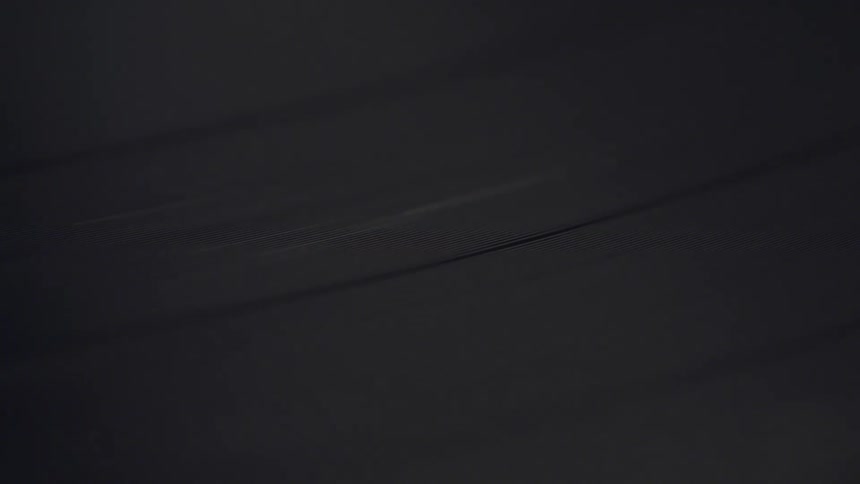 Dust lies on the surface of a record thats spinning
