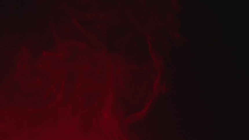 Red white and black colors that look like smoke