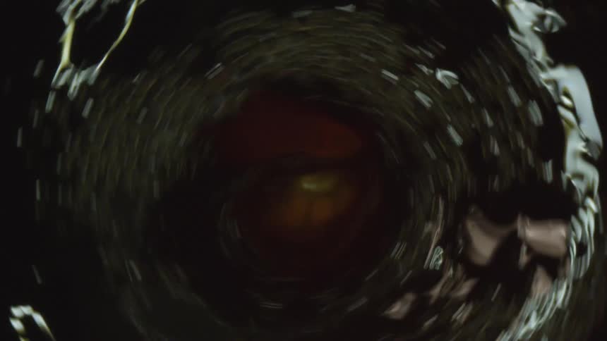 A spinning black vortex