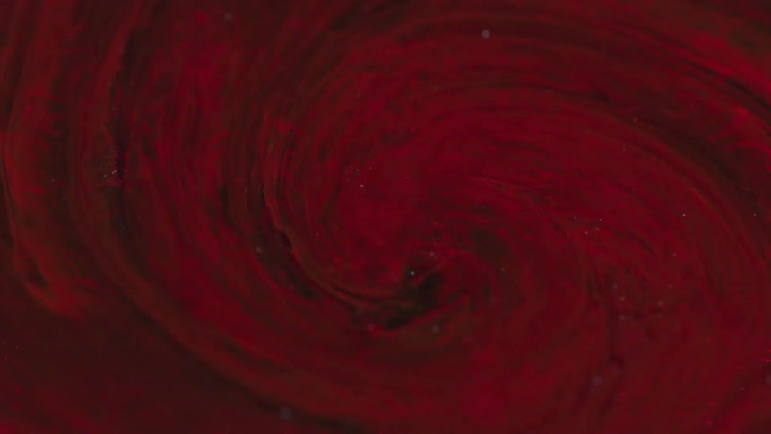 Red orange black and white colors swirling like paint