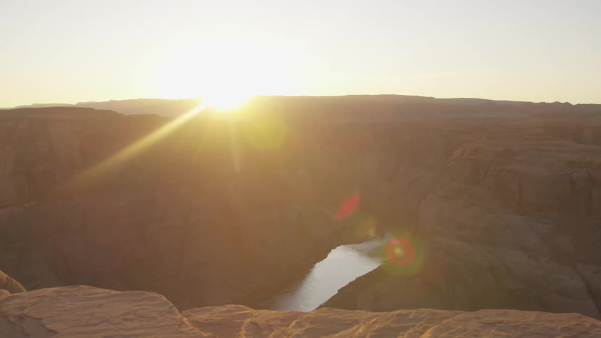 The sun is rising over the mountains