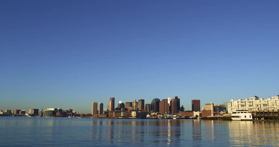 A large city on a river