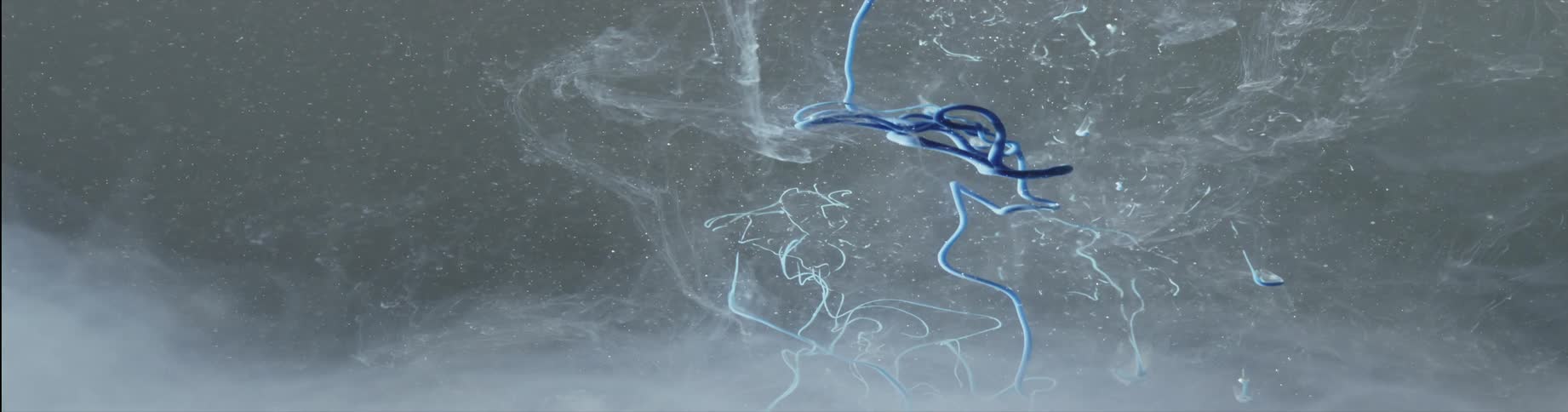 White gray and blue colors that look like paint and water