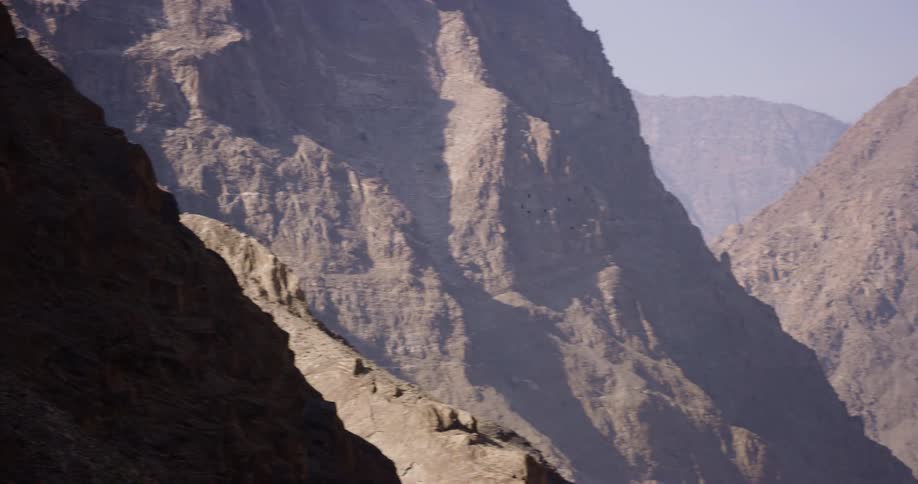 Close up of rock on a mountain range