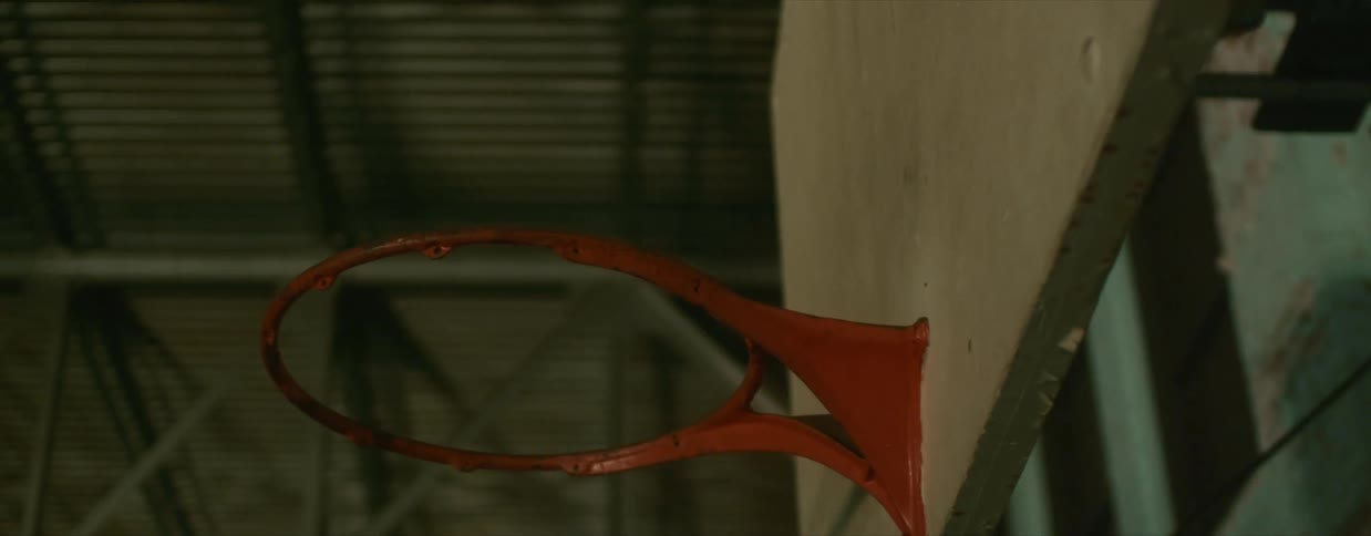 Rotating around a basketball hoop