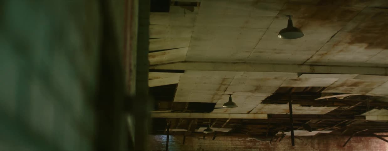 The inside of an abandoned building