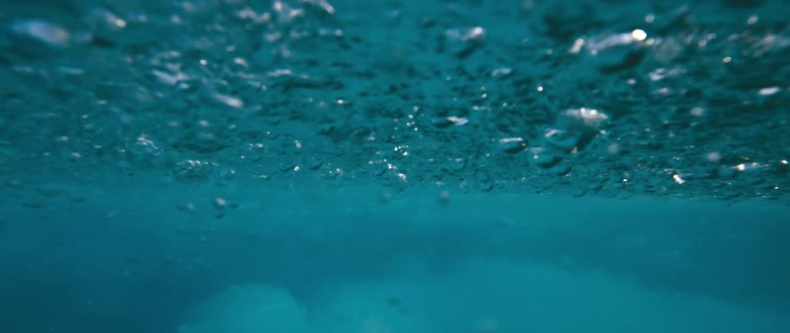 Bubbles under water