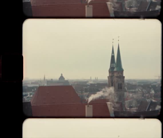 Overlooking the city of Nuremberg Germany