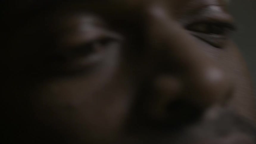 Close up of a man's eyes