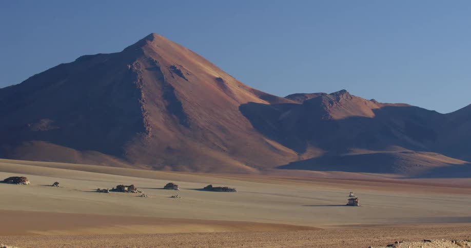 Landscape view of a desert area