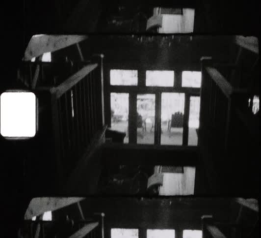 Film footage of the inside of a home