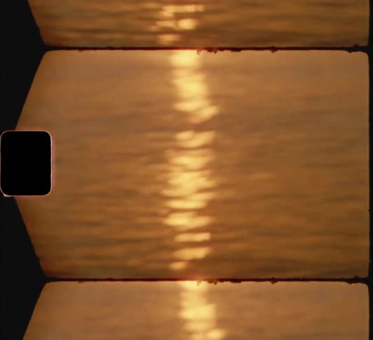 The sun is reflecting off the water 8mm