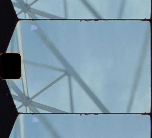Film footage of the top of a bridge 8mm
