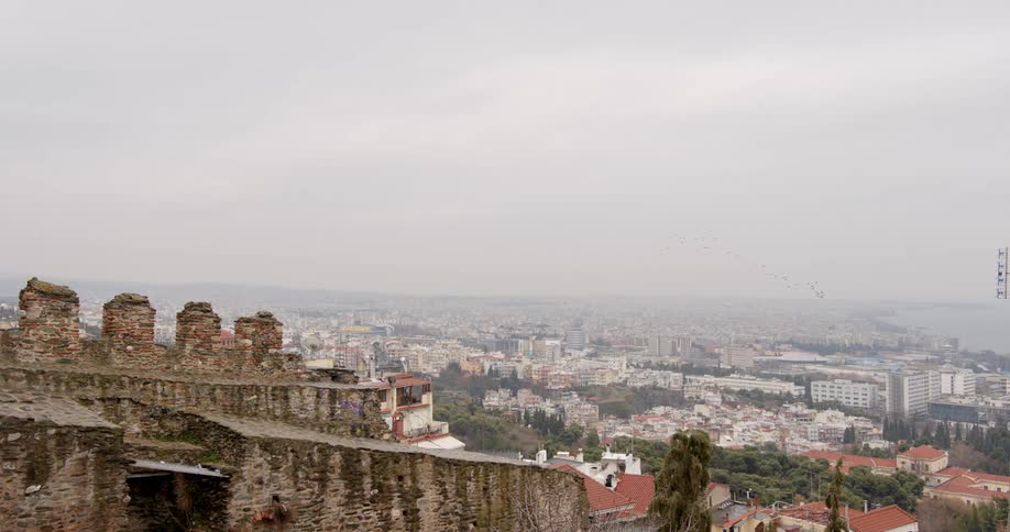 Landscape view of a city skyline