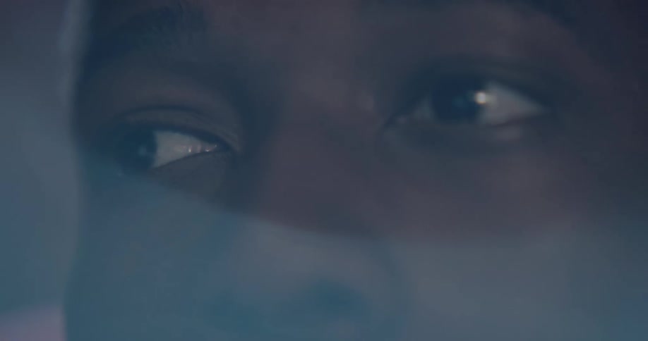 Close up of a mans face