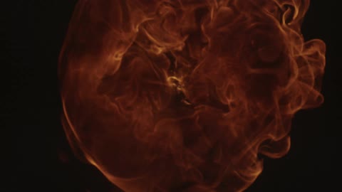 Abstract footage of flames burning