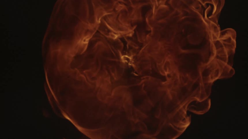 Abstract footage of flames burning