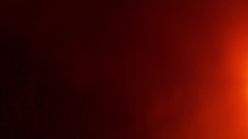 Abstract view of a flare burning