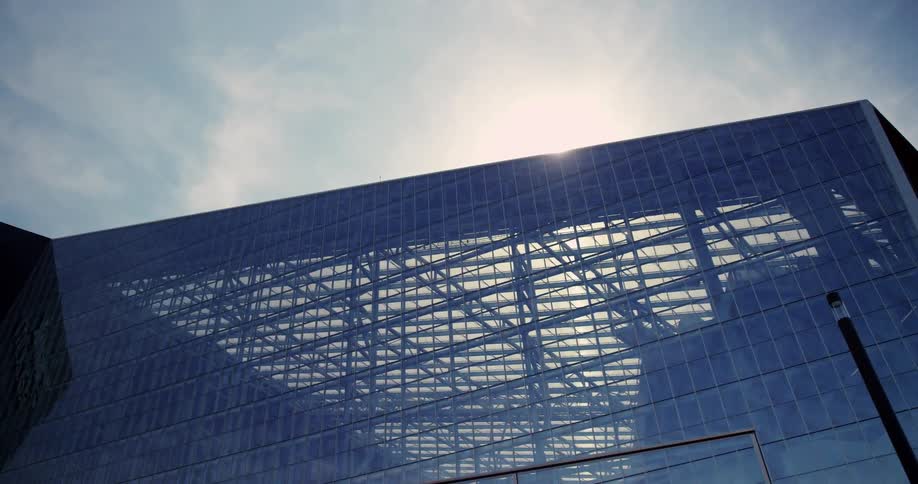 The outside of an office building