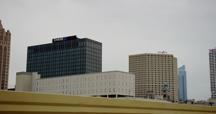 Downtown city is displayed during the day