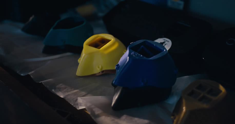 A number of items are displayed on the table