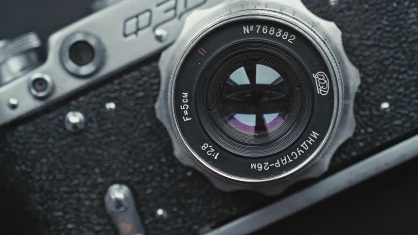Close up of a camera