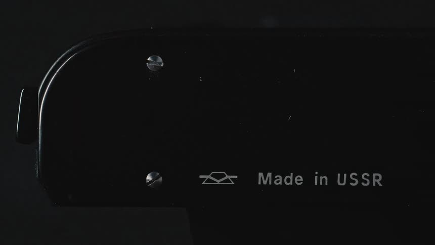 Lights shining on equipment manufactured in the ussr