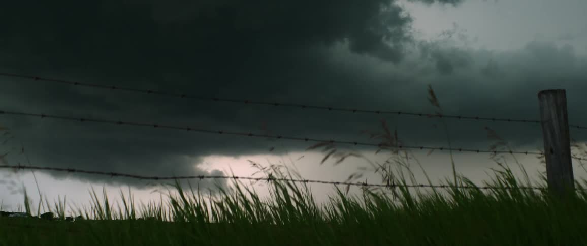 A storm is forming in the sky