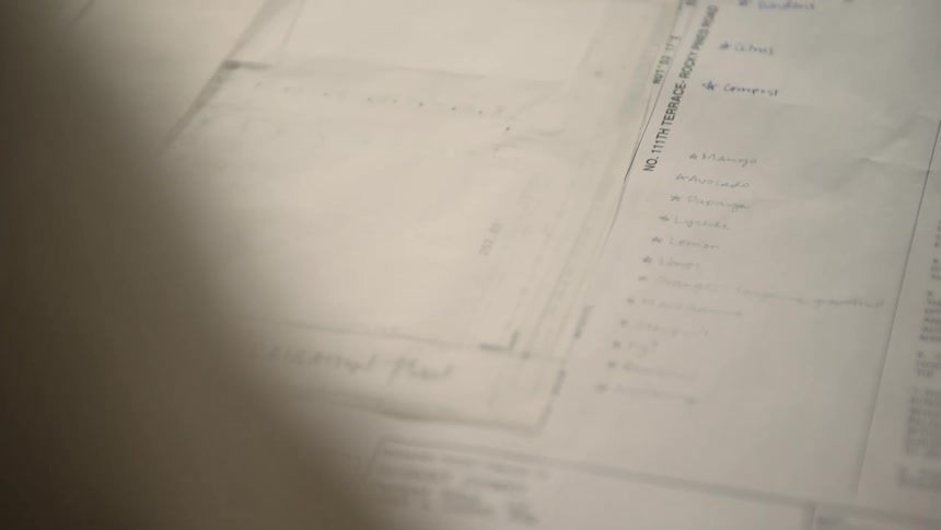 A person with a pencil writing on a paper