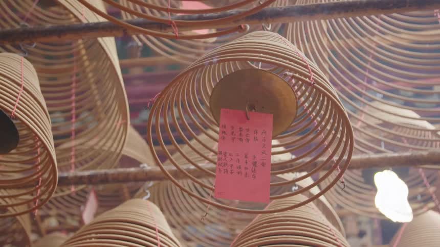 Decorations for sale hanging in a store