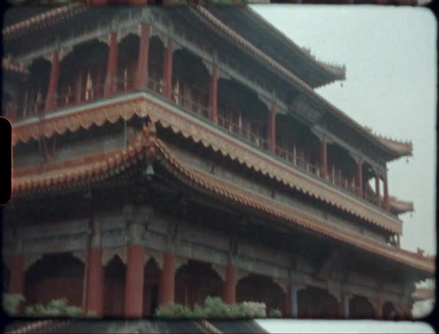 Old ancient chinese building being a tourist attraction