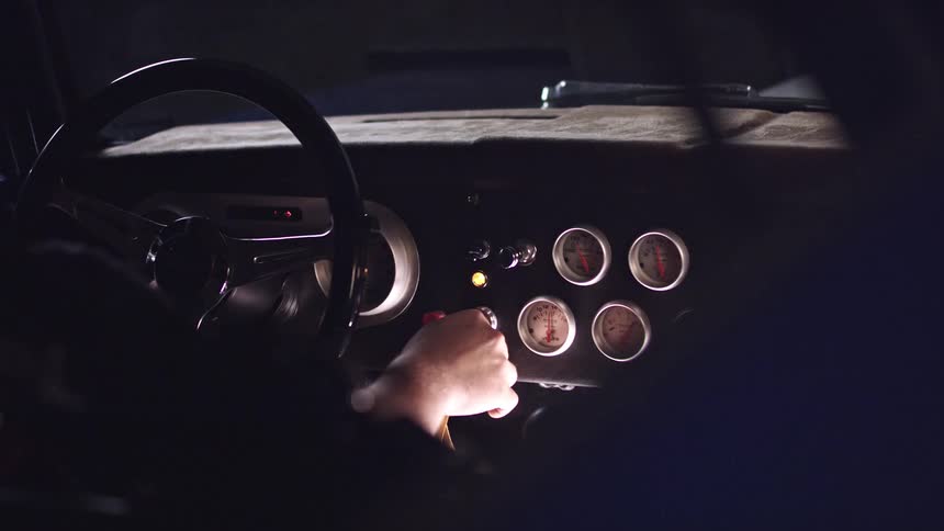 Dashboard of a car