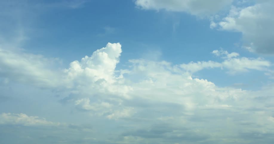 Blue sky with white clouds
